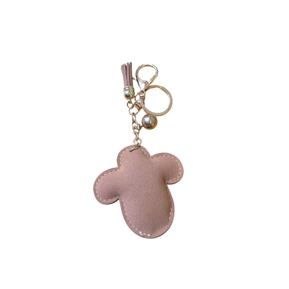 Gold & Rhinestone Bee Keychain Accessory With Tassel By Crystal Avenue - Picture 2 of 2